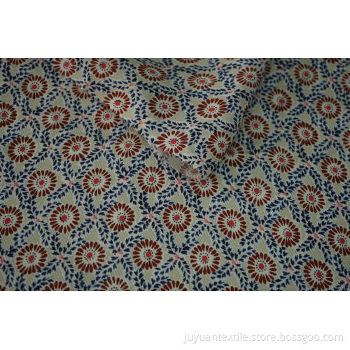 100% Viscose Twill Crepe Printed Fabric